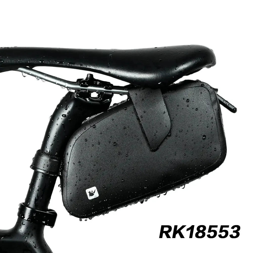 Waterproof Bike Bag Bicycle Saddle Tail Bags Bag Pouch Accessories TPU Bicycle Front Rear Tube Saddle Bag for MTB Bike