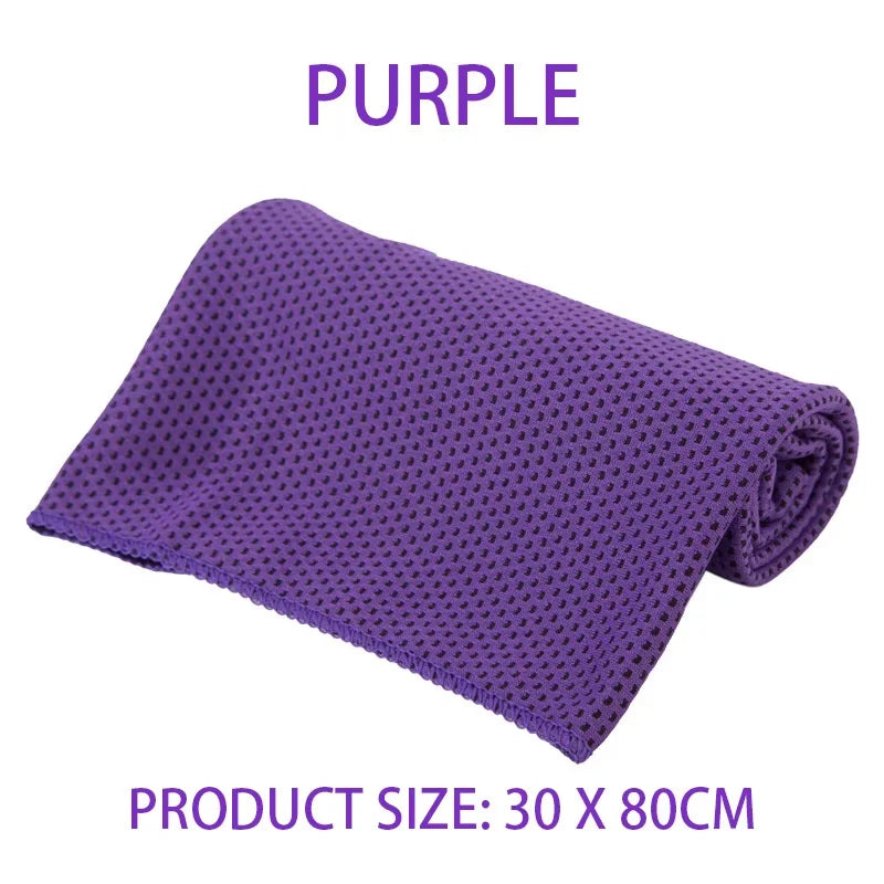 Cooling Towel Breathable Chilly Towel Sports Towel with Storage Box Yoga Towel Gym Towel for Indoor & Outdoor Activities