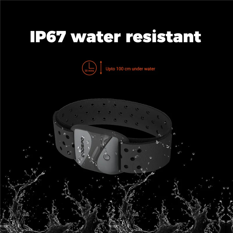 HW807 HRV Heart Rate Monitor Armband Optical Outdoor Fitness Sensor Bluetooth 5.0 ANT+ IP67 Running Cycling for Wahoo