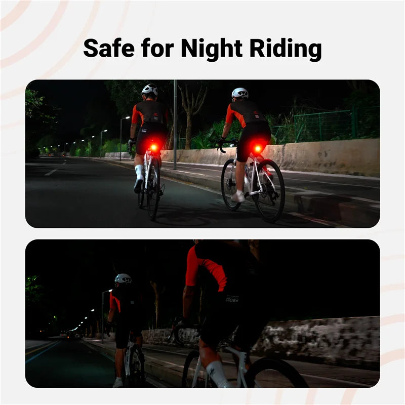 TR70 Radar Tail Light Smart Bike Taillight Brake Warning IP67 Waterproof Cycling Rear Light 7 Light Modes Tail Lamp