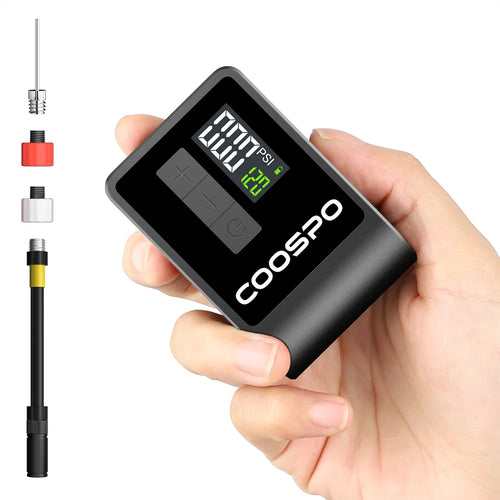 Portable Mini Electric Air Pump - 120PSI Digital Inflator for MTB & Road Bike Tires (Schrader & Presta Compatible)