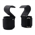 2Pcs Weight Lifting Hooks Non Slip Wrist Support Straps Heavy Duty Training Grip for Deadlift Pull up Gym Fitness