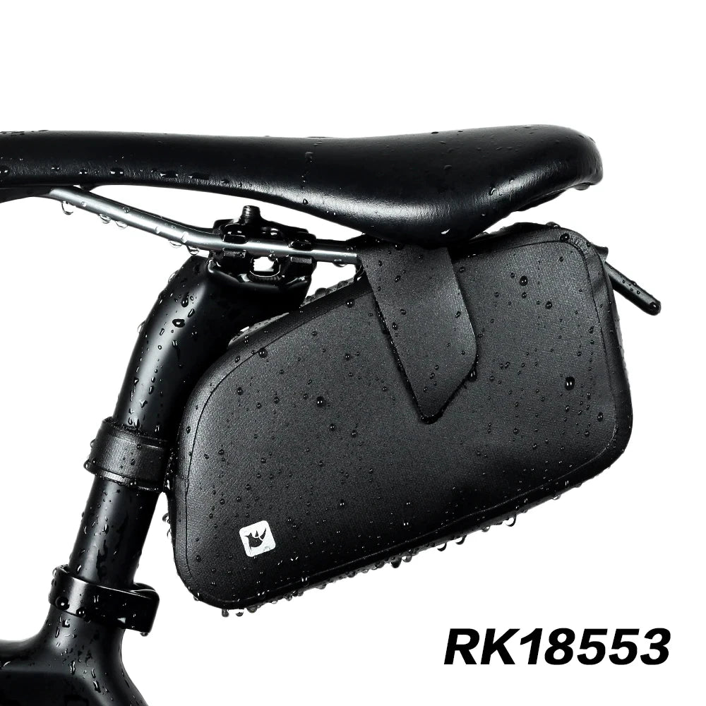 Waterproof Bike Bag Bicycle Saddle Tail Bags Bag Pouch Accessories TPU Bicycle Front Rear Tube Saddle Bag for MTB Bike